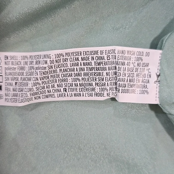 Forever 21 Dress Women's Medium Green Whimsy Floral Cut-out Long Sleeve Dress - Picture 7 of 7